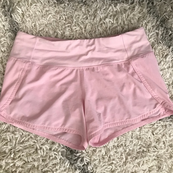 baby pink lululemon shorts